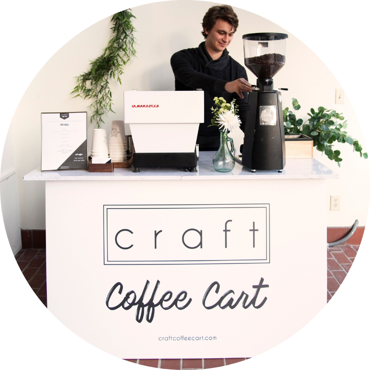 Mobile espresso and Coffee cart for events in Jacksonville, Florida